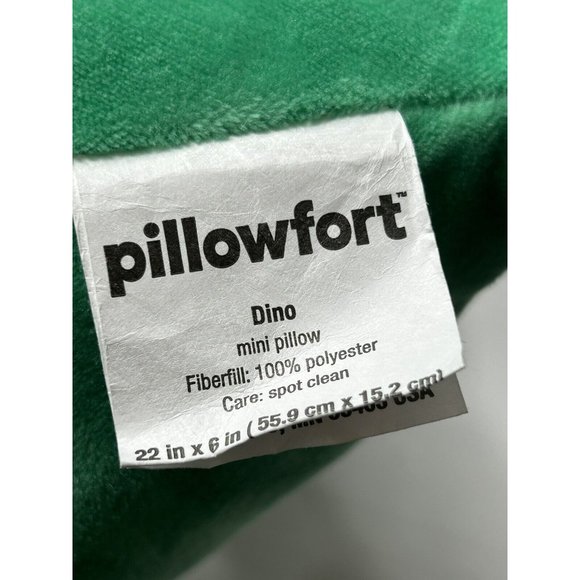 Pillowfort Plush Hanging Green Dinosaur W/Hook & Loop Hands Stuffed Animal - Picture 3 of 4